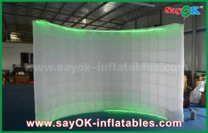 China Inflatable Party Decorations Wedding Inflatable Photo Booth Enclosure Wall Wholesale Photobooth With Nylon Cloth wholesale