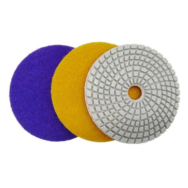 Thickness 3mm Resin Diamond Polishing Pad For Polishing 100mm 125mm