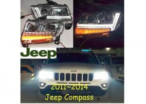 China Jeep Compass headlight LED Xenon Front Head Light Lamp Fit For Jeep Compass 2011-2015  high quality durable waterproof wholesale