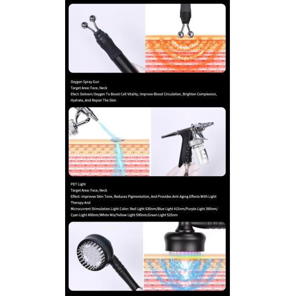 14 In 1 Oxygen Jet H2O2 Exfoliating Hydrating Cleaning Machine