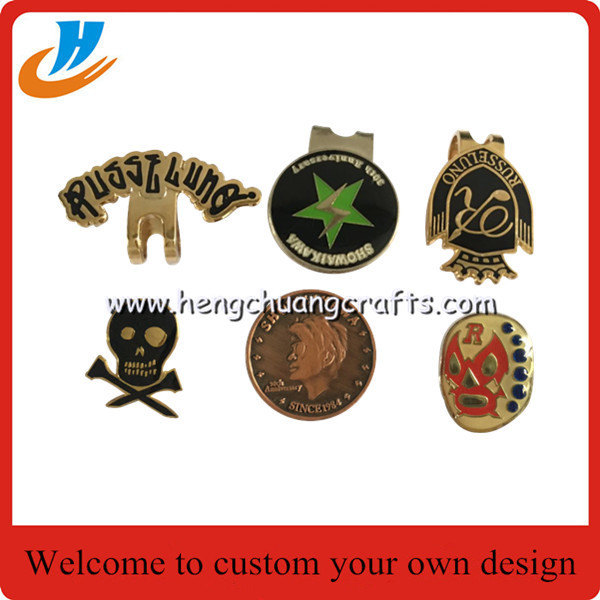 Golf ball marker hat clip and divot tool set customized/Golf accessory cheap wholesale