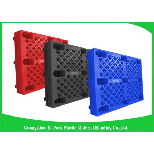 Anti - Slip Industrial HDPE Nestable Plastic Pallets With Durable Solid Deck