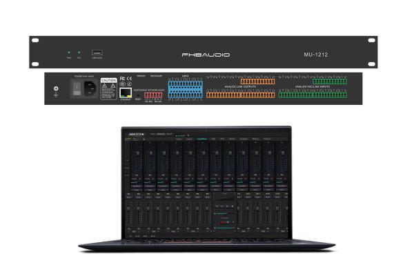 Quality UDP Control 8CH DSP Audio Processor Digital Signal AEC Professional for sale