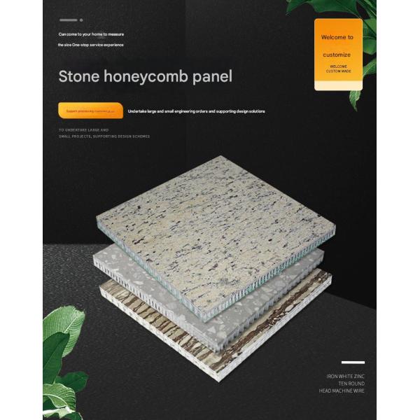Contemporary Design Villa Exterior Wall Cladding with Modern Marble and Anti-Static Aluminium Composite Honeycomb Panel