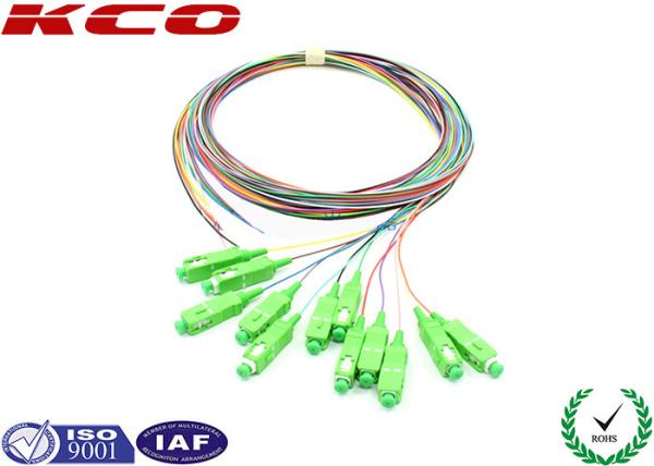 Quality SC/APC Fiber Optic Pigtail Single Mode 9/125 0.9mm 1.0m LSZH for sale