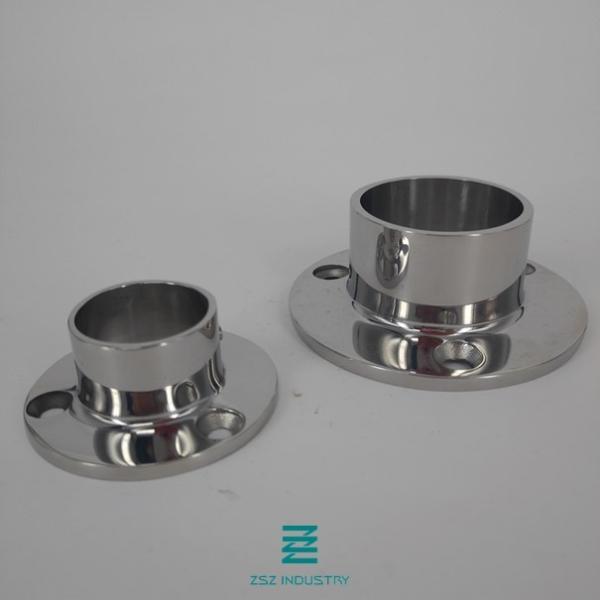 Round Steel Railing Post , Metal Handrail Post 42.40mm X 1041.4mm