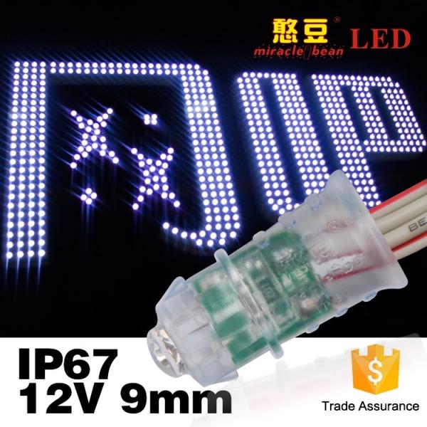 Quality 0.15W Power Pixel LED Lighting White Color With PVC Shell Silicone Inside for sale