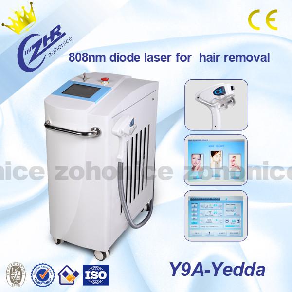 Quality 808nm Diode Laser Hair Removal Machine With 8.4'' Color Touch LCD Screen for sale