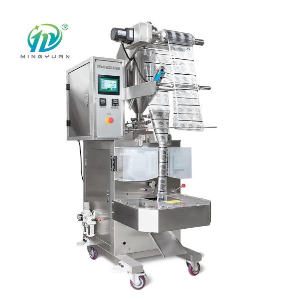 Quality Vertical Semi Liquid Paste Bag Packaging Machine 150mm Speed 60 Bags / Min for sale