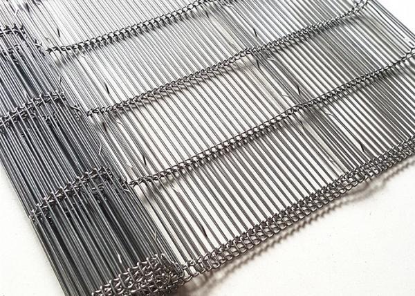 Quality stainless steel 304 metal flat flex conveyor wire mesh belt conveyor systems price for pizza oven chocolate enrober bake for sale