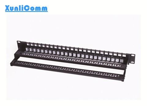 Quality 24 Port Network Patch Panel With Cable Management Quick Installation Design for sale