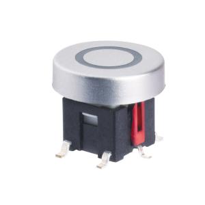 China Illumination Tactile Switch,Smd Silver Cap Pcb LED Push Button Tact Switch ,Lighted Tact Switch,Illuminated Tact Switch wholesale
