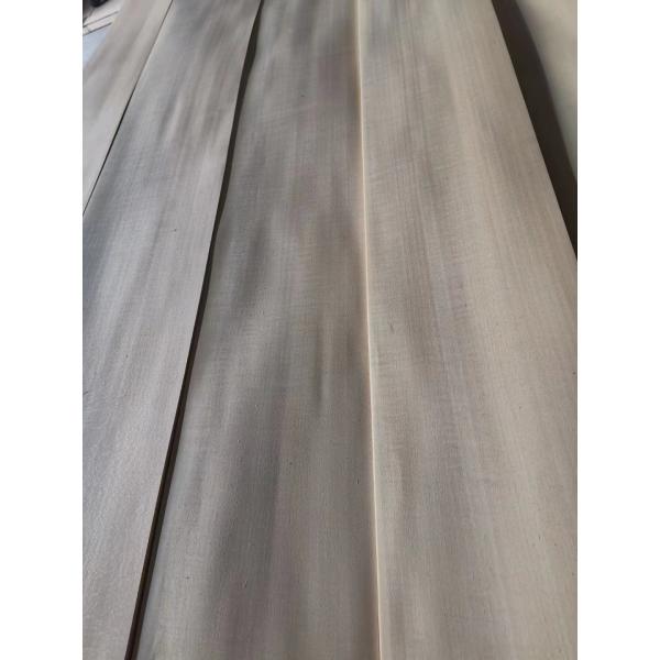 Milk White Basswood Crown Cut Veneer Sheet For Dyeing Veneer / Plywood