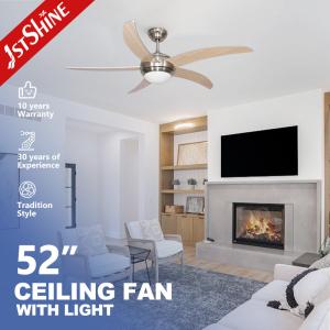 China Pull Chain 220V 5 MDF Blades Large Ventilation AC Ceiling Fan for Restaurant Decoration 2- wholesale