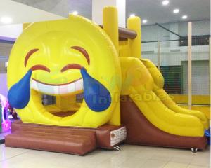 China Mini Playground Kids Inflatable Bounce House With Slide wholesale