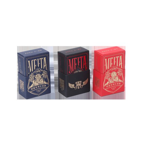 Quality Custom Square Matte Finish Playing Cards With Colored Edges for sale