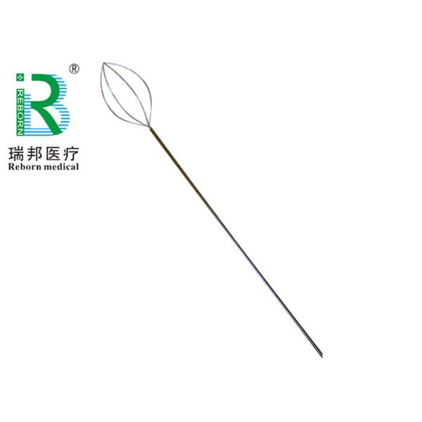 3 4 Wire Nitinol Stone Basket Nitinol Tipless Removement With Braided Tube