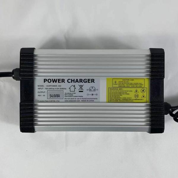 Fast Lithium Battery Chargers Customized 84V 5A Charger ABS Case Mateial