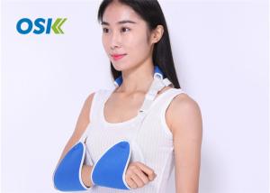 China Blue / White Arm Support Brace Easy To Wear / Clean Arm Sling Type CE Certification wholesale