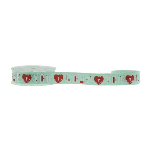 Quality Love Printing Custom Elastic Ribbon , Valentine ' S Day Pre Tied Bows On Elastic for sale