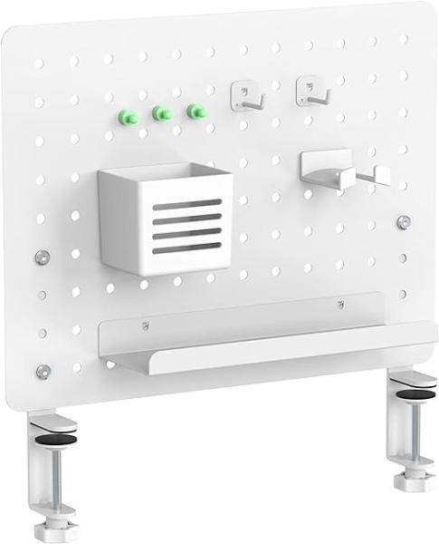 Quality Clamp-on Desk Pegboard Standing Desk Accessories for Privacy Panel Work Desk Organize for sale