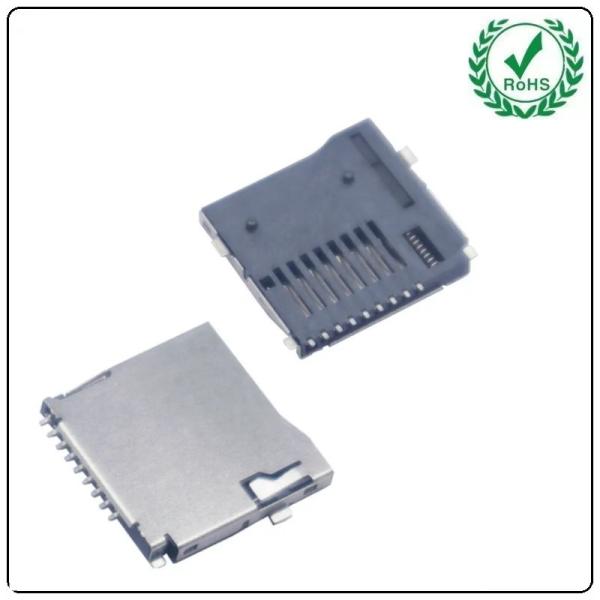 Quality RoHS For Kingston Push Push Sd Card Memory Card Holder Socket Power Connector for sale
