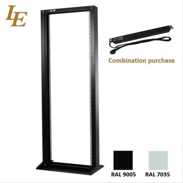 Quality Flat Back Open Rack Floor Stand Server Rack High Quality Steel Stable Produce Data Center for sale