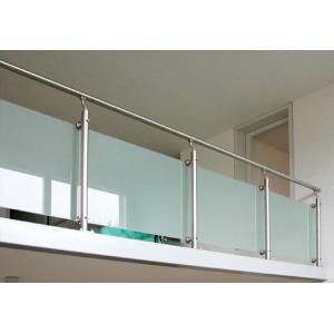 China Opaque White Railing Glass Easy Cleaning Nano Coating High Purity wholesale