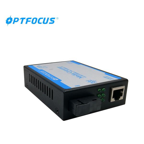 Quality 100 Km SC 10 / 100 / 1000 Base - Tx to 1000 Base - FX Single Fiber 1310 & 1550 nm SM for sale