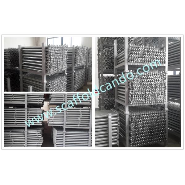 Hot dipped galvanized Q235 Q345 good quality 48.3*900mm,1200, 1500,1800mmL scaffolding ledgers horizontals for sale