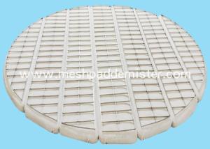 China Polytetrafluoroethylene PTFE Mesh Pad Demister Mist Eliminator wholesale