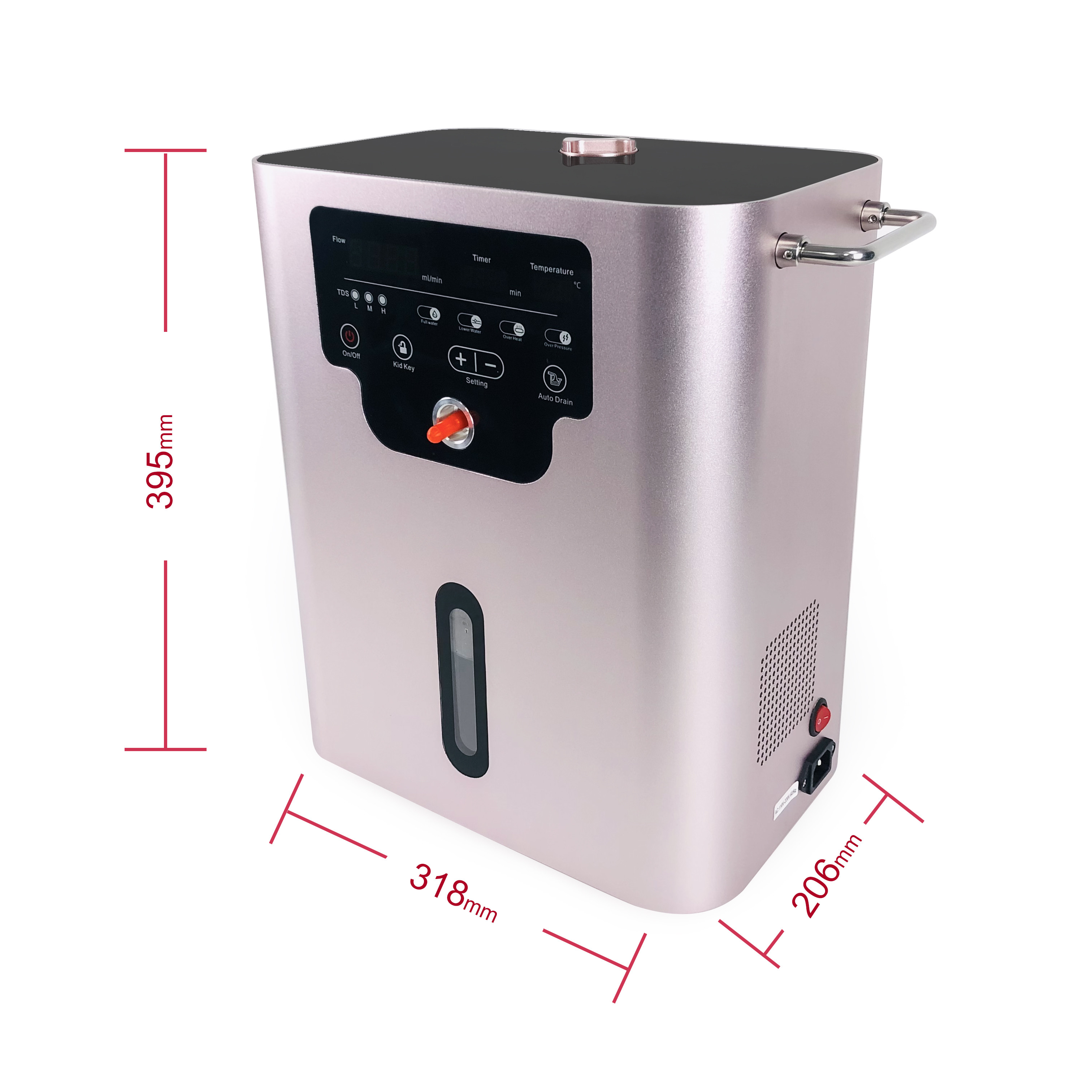 600ml Hydrogen Water Generator Breathing Inhalation Machine