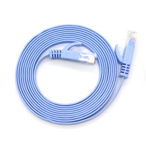 China Flat Cat5E Cat6 Rj45 Patch Cord , Ethernet Network UTP Cat5 Patch Cord on sale