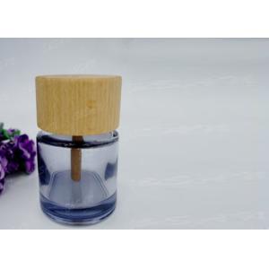 China Cylindrical Custom Glass Perfume Bottles , Cosmetics Aromatherapy Glass Bottles wholesale