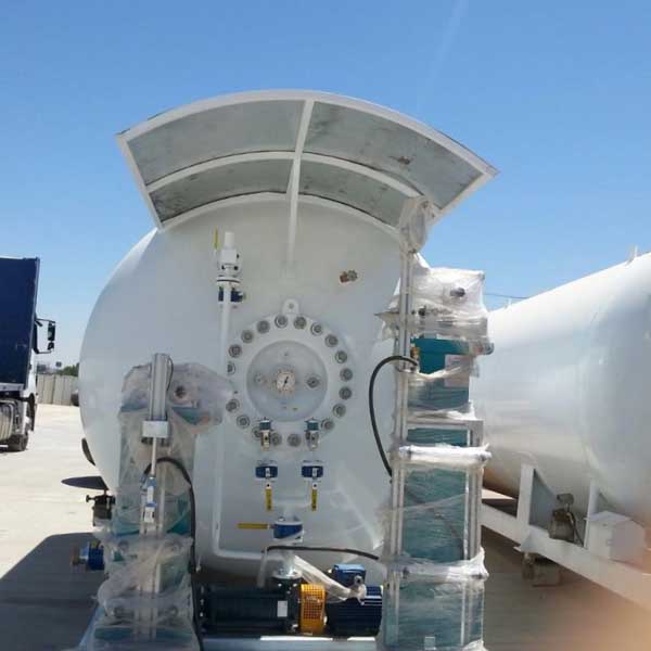 10000 Liters 50m3 LPG Gas Filling Station Skid Mounted 5-200cbm