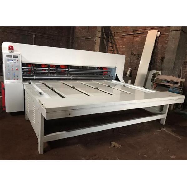 Semi Automatic Rotary Slotter Machine Corrugated Carton Box Creasing Corner Cut Machine