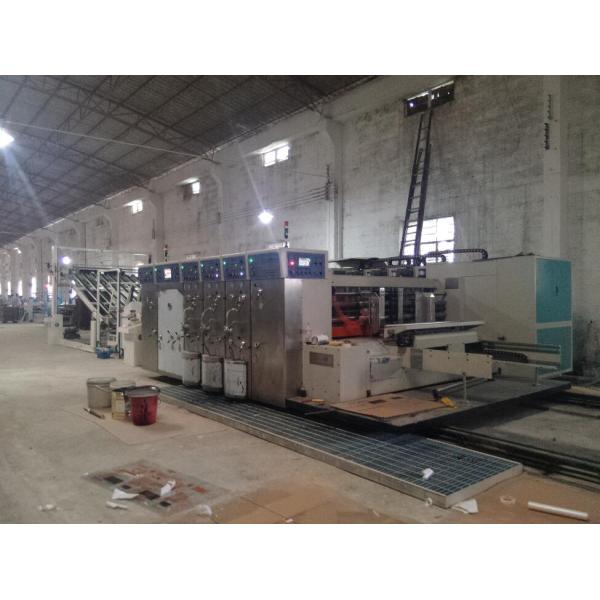 Computerized Corrugated Box Printing Machine Motorized Flexo Printing Slotting Machine