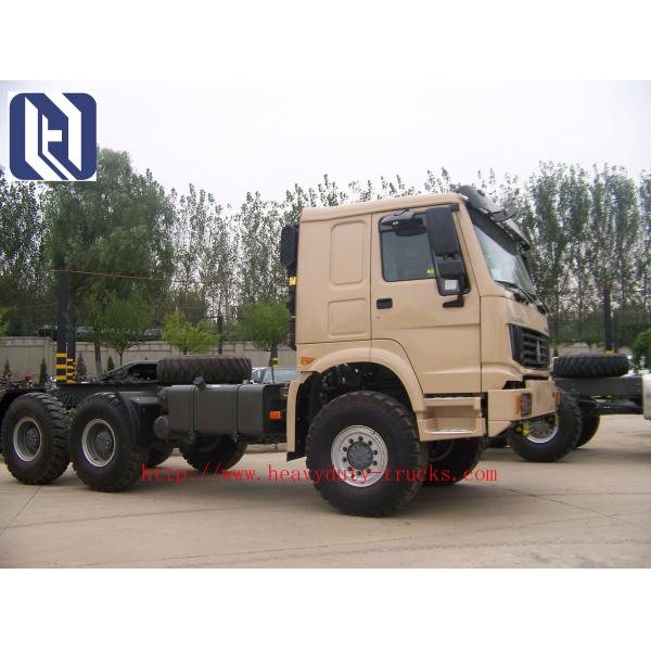 Heavy Duty 336hp 371hp Sinotruk Howo Truck Tractor Head HW76 Standard Cabin