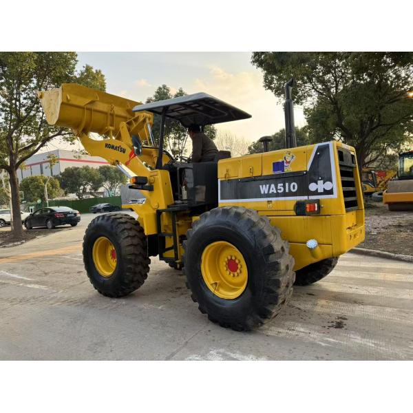 Original Japan Used Komatsu WA510 Mini Wheel Loaders Working In Good Condition