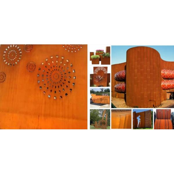 3/8" A243 Astm A242 A588 Corten Steel Plate 10mm 6mm 8mm 3mm 2mm Corten Steel Sheet Weathering