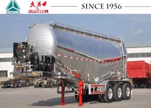 China Lightweight Cement Tanker Truck , Aluminum Tanker Trailer With Engine wholesale
