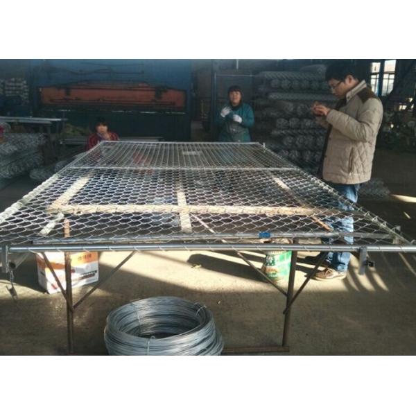 3.0mm Wire Dia Portable Chain Link Fence Various Types / Sizes SGS Certification