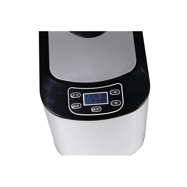 Ice making capacity 1.5L Full Automatic Soft Hard Stainless Steel Ice Cream Machine for Home ICM-15A Package Size 285*422*370mm