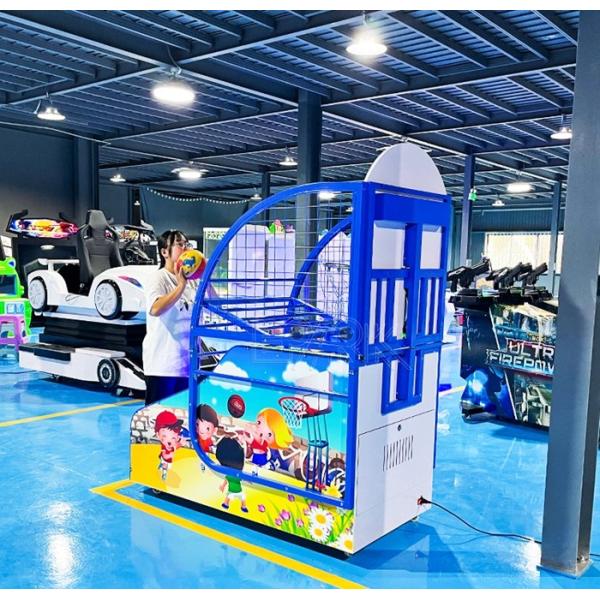 Coin Operated Basketball Game Machine Kids Amusement Street Basketball Game