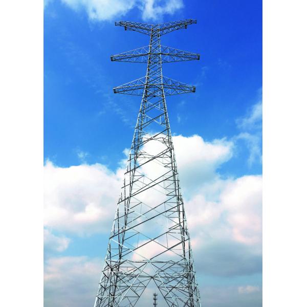 Customized Transmission Line Steel Tower Assembly Convenient High Efficiency