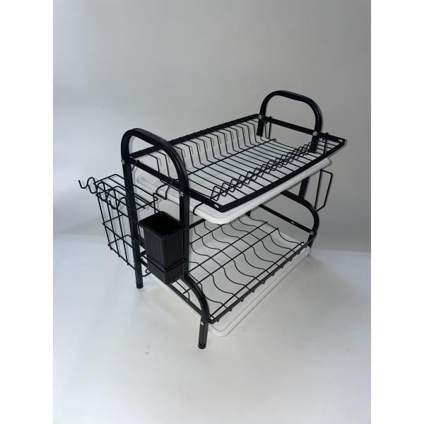 Kitchen Dish Rack Easy To Assemble Folding Rack for Organizational Needs
