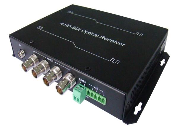 Quality 4CH HD SDI Video Fiber Converter With 4 BNC Ports for sale