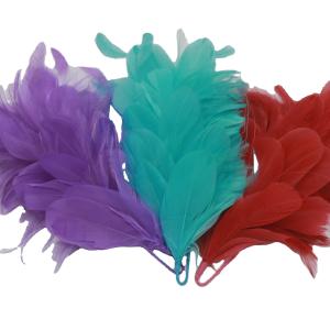 China 10*30 cm Goose Feather Flower Mount with Wire Accessory Package wholesale