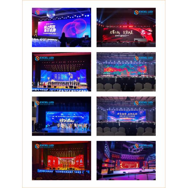 Excel 2020 Newest HD SMD P3.4 P3.91 P4.81outdoor / P2.6 P2.84 P2.97 P3.91 indoor full color smd led video wall rental