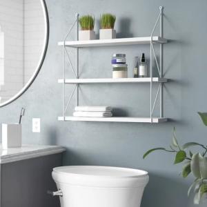 Custom Made 3 Tier Display Wall Shelf / Retail Store Display Shelving Units For The Wall